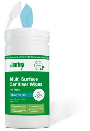 Jantex Green Probe Lot de 100 lingettes désinfectantes pour débutant 130 mm