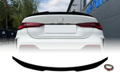 MpTuned G22 G82 M4 Stil Heckspoiler glänzend schwarz für 4er 2021 2022 2023 Coupe 2-türig 418i 420i 430i 440i m440i 418d 420d 430d 440d m440d m440d