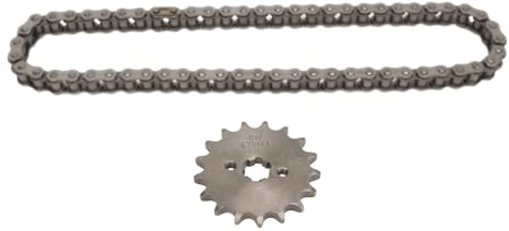 NYSUZHOUJI 428 17T 17 mm Antriebsritzel-Kettenkombination, für 50 cc-250 cc ATV Dirt Bike Go Karts Motorrad Kettenritzel Kettenantriebsrad