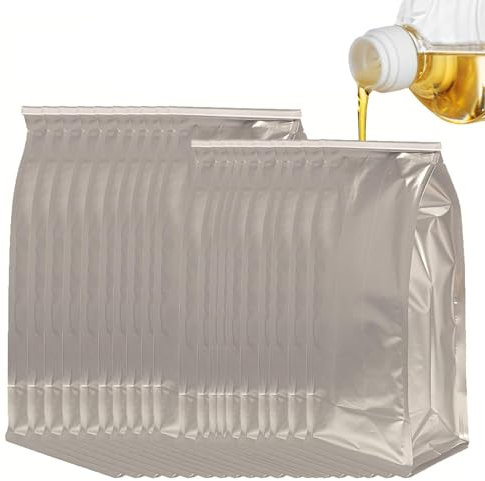 Grease Can, Leak-Proof Cooking Oil Can with Strainer, Efficient Disposal Container
