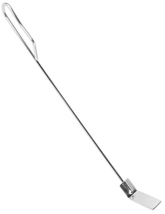 Yardenfun Rastrillo De Carbón Metálico para Limpieza De Barbacoas Domésticas, Pala Portátil Plateada Resistente y Multiusos para Cenizas Exteriores y Hogar