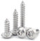 SHUNCHG 50 Pezzi M3 x 20mm Viti Autofilettanti Antifurto in Acciaio Inossidabile Torx Viti a Testa Svasata A2 V2A Viti per Legno a Testa Viti a Testa Bombata Torx