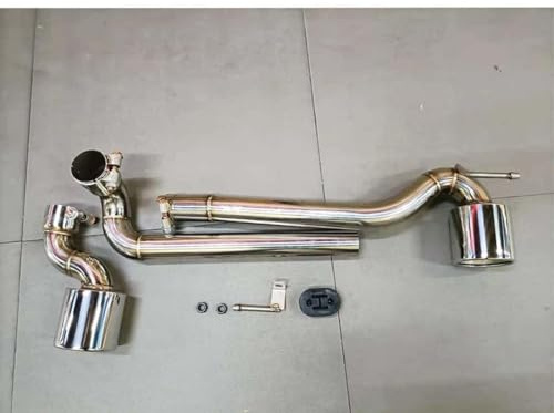 KAEW Endstuck Auspuff für BMW E90 E92 318i 320i 330i 325i 2006-2016, Auspuffblenden Edelstahl Auto Endstück Endschalldämpfer Spitze Endrohrblende,normal-A