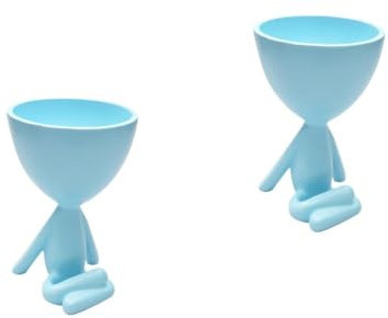 POPETPOP Lot De 2 Fausses Feuilles en Pot De Fleurs Succulentes Et Décoration De Jardin Guirlande De Plantes Statue De Fougère Lune Terrarium Décoratif Décoration De