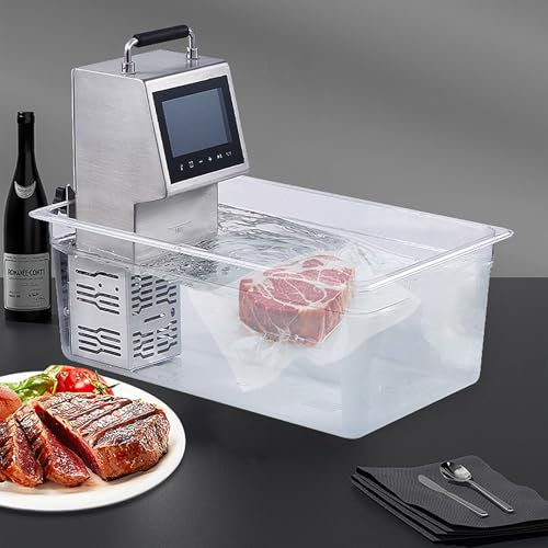 FLNOZAMZ 80L/time Sous Vide Machine, 2000W Fast Heating Immersion Circulator Cooker with Screen, Precise Temperature Control ±0.1℃ and 99H Timing