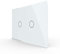 LIVOLO Interruttore della Luce con Indicatore LED Touch Switch con Pannello in Cristallo Toccare Interruttore a parete per Illuminazione Domestica,2 Gang 2 Way,C902S-11