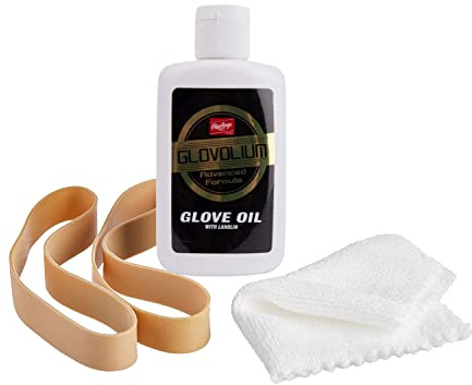 Rawlings | GAME READY Handske Break-In Kit | Baseboll/Softboll | Inkluderar inbrottsformel, applikatorduk och gummiband