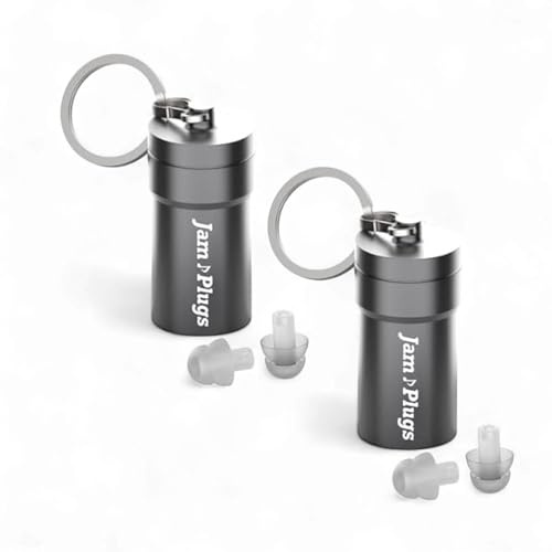 JamPlugs: Transparente wiederverwendbare Silikon-Ohrstöpsel für Konzerte, Musik und Musiker