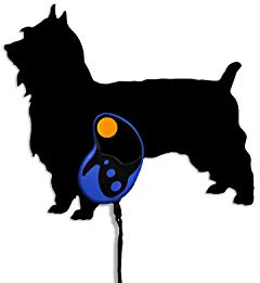 Silky Terrier Hund - Custom Name Hundeleine - Wandhaken