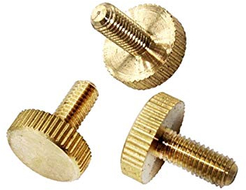 5/10Pcs M3 M4 Messing Hand Twist Rändelschrauben Lock Verstellsystem Kupfer Schraube Schrauben festziehen, M4 5Pcs, 16mm