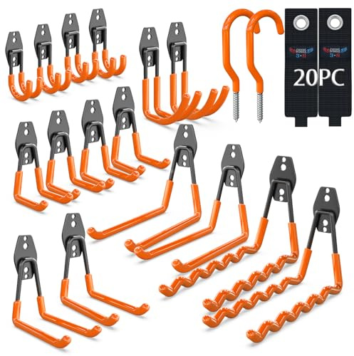 3-H kraftiga magnetiska krokar för kryssningsstugor | 20-pack starka stora magnetkrokar halkskydd magnetisk verktygshållare för garage, metallskåp, utomhusupphängning