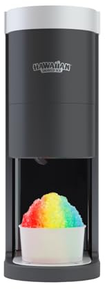 Hawaiian Shaved Ice S777 Machine à glace pilée et cône de neige avec bouton de réglage de la lame et 5 moules à glace réutilisables en plastique Idéal pour granitas, seltzers, soda italien et plus 120