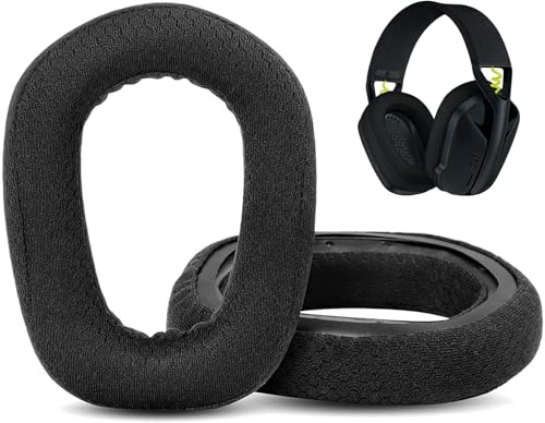 G435 Cuscinetti di Ricambio Compatibile con Logitech G435 Cuffie Gaming Bluetooth – Padiglioni Auricolari Resistenti con Tessuto Traspirante e Schiuma di Alta Qualità