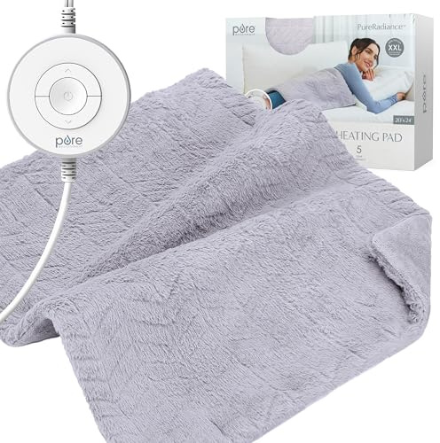 Pure Enrichment PureRadiance Ultra-Wide Luxury Heating Pad, 6 Heat Settings