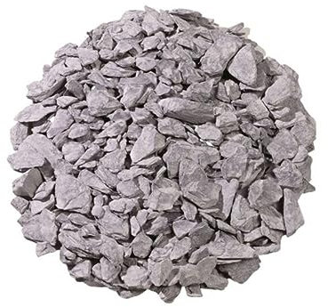 Blue Slate Chippings 40mm Decorative Garden Stones Gravel 25kg - Suitable For Paths, Mulching of Borders, General Landscaping