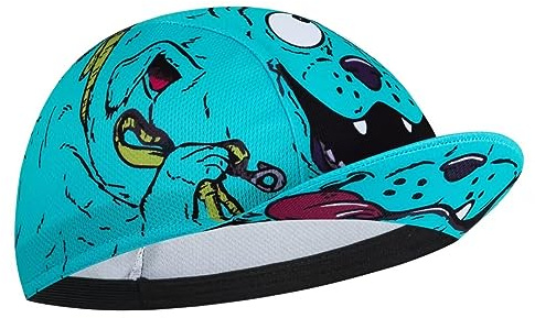 Bikingbros Funny Cycling Cap - Cappello da ciclismo per uomo e donna - Cappello da bici sotto casco taglia unica, taglia unica