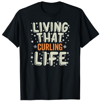 Eissport Curling, Gleitsteine, für Winterspaß! T-Shirt