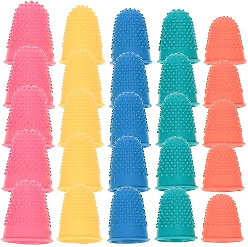 NUOBESTY 25stücke Anti-rutsch Gummihandschuhe Mit Fingerkappen Elastisch Für Arbeit Und Schneiden Rutschfest Und Langlebig