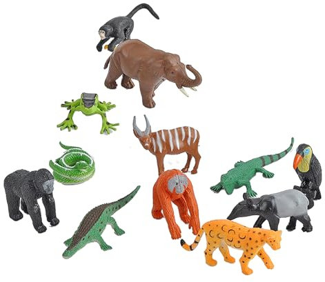 Wild Republic Nature Tubes Eco Rainforest,Toy Figures, Educational Toys, Interactive Play Set, Eco Friendly