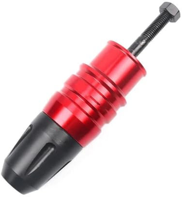 DZNEFYUP Für Z650 Z800 Z750 Z900 Z900RS Z1000 Z1000SX Z250 Z300 Motorradrahmen Sturzpads Auspuffschieber Sturzschutz(ROT,1 STK)