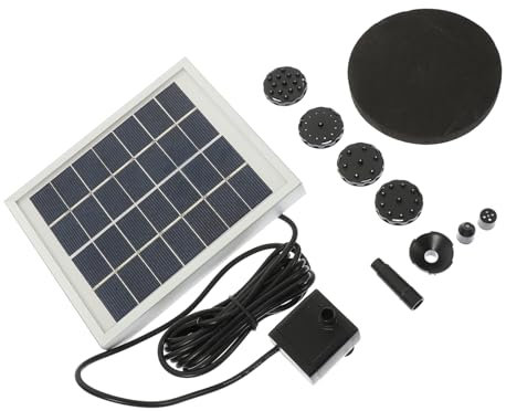 IWOWHERO Solarbrunnen Für Teich Und Garten Wasserbrunnenpumpe Solarteichpumpe Poolpumpe Outdoor Decor Aus Kunststoff Gefertigt Für Langlebigen Einsatz