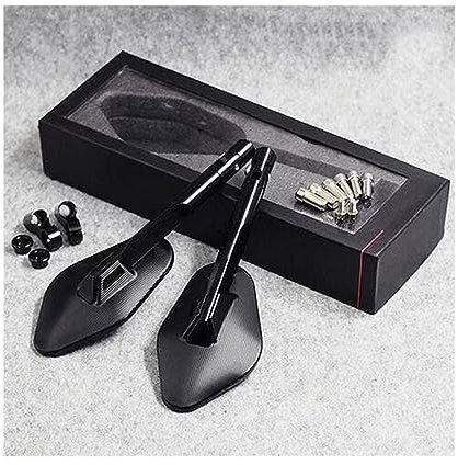 Lenkerendenspiegel Motorrad Universal Motorrad Lenkerenden Seitenspiegel Für K&AWASAKI Für NINJA400 Für Z800 Für Z750 Für Z1000 Für Z650 Für Z900 Für Z300 Rückspiegel(C)