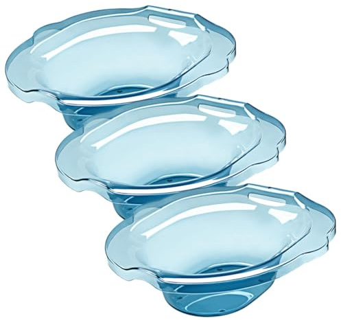 Yardenfun Sitzbad Teilig Gehärtetem Pet Wasserblau Faltbarer Sitzbadewanne Aufsatz mit Praktischem Aufhängeloch Hygienisch und Platzsparend für Erwachsene Senioren und Postpartale Pflege