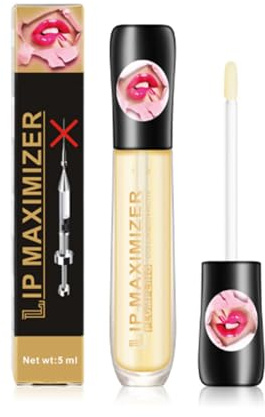 Vitamin E Lip Plumping Serum,Lip Plumping Serum Instant Filler,Getöntes Lippenöl,Beseitigen Trockenheitsfalten Und Verbessern Den Prallen,5ML