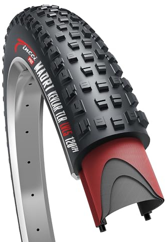Fincci Pneu 27.5x2.35 60-584 Tubeless Pliable avec Protection 120 TPI | Pneu Tubeless 27.5x2.35 avec Protection Anti-Crevaison en Aramide de 1 mm et Pression 30-50 PSI