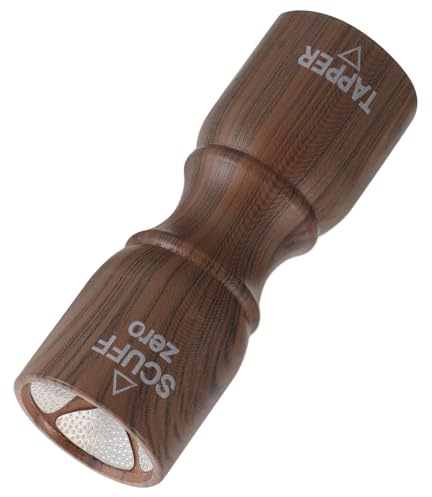 Didiseaon Pool Cue Tip Repair Tool Needle Pricking Iron, Deep Brown Wood Grain Billiard Screw Cover and Pool Joint Protector for Snooker and Billiards Players
