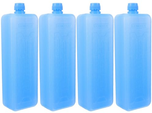 BUTIFULSIC Paquet de Glace pour Glacière 4pcs Réutilisables en PE Design Unique pour Fête Estivale, Étuis de Refroidissement Efficaces et Bacs à Glace pour Isotherme