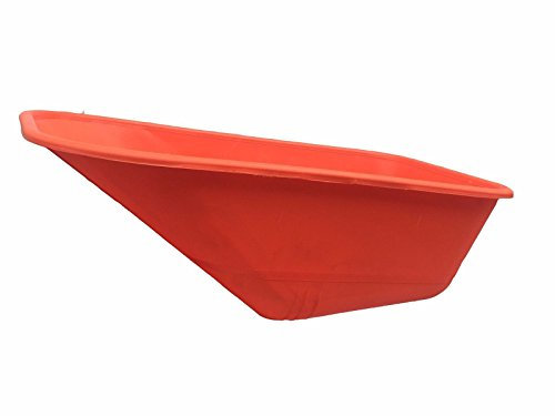 KetoPlastics WHEEL BARROW ORANGE REPLACEMENT PLASTIC BODY 110 LITRE/NO HOLES MADE IN UK