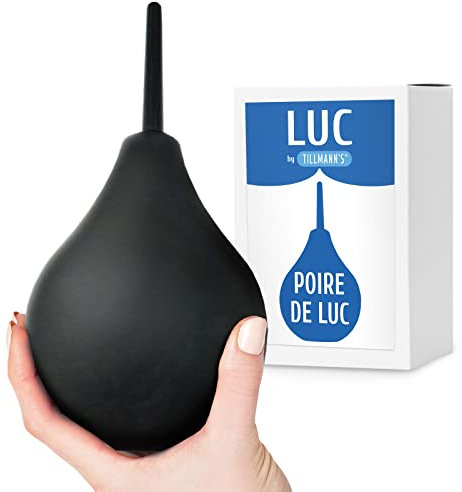 Poire de Lavement-Silicone médicale-Couleur noir de 200 Millilitres