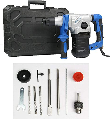 Bohrhammer, Bohrmaschine, SDS-Drehbohrmaschine, bürstenlos, Abbruch von Fliesenbrechern aus robustem Beton, neuer elektrischer Abbruchhammer, 1500 W Set