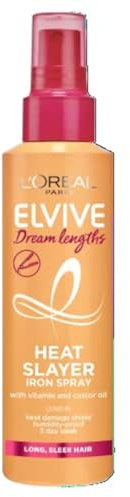 Dream Lengths Heat Slayer Spray by L'Oreal Elvive for Long, Sleek Hair 150ml