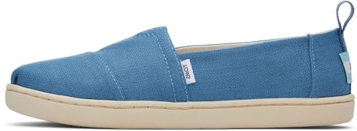 TOMS Boy's Classic Alpargata Loafer Flat, ozeanblau, 4 UK Child