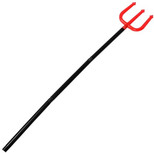 BESPORTBLE Devil Pitchfork: Halloween Costume Accessories, Devil Trident, Wizard Holding Props Model, Simulation Pitch Fork, Splicing Devils Demon Prop 1PC
