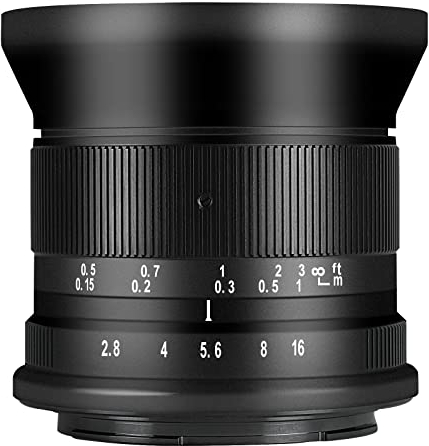 7artisans 12mm F2.8 Mark Ⅱ Ultra Wide Angle APS-C Manual Focus Prime Lens Compatible for Sony E-Mount Mirrorless Cameras A6500 A6300