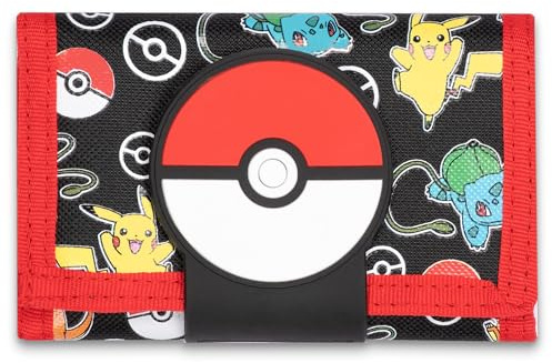 Pokemon - Silikon Patch Wallet - Münzfach mit Reißverschluss - Langlebig & stilvoll, Pikachu, 14 x 8 cm, Casual