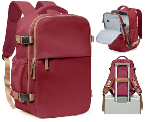 SZLX Handgepäck 40x20x25 für Ryanair Handgepäck Rucksack Easyjet für Flugzeug Reiserucksack Unter Sitz Tasche für Weekender Kurze Tirp 14-Zoll-Laptop Rucksack für Herren und Damen