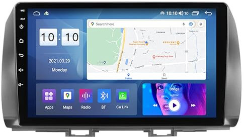ZCBZBy Ricevitori audio per auto Android 12 per T-Oyota Bb 2 2005-2016 Lettore video multimediale 2-Din 9 pollici Touch Screen GPS Navigazione satellitare Autoradio Stereo 4G 5G Mirror Link 4 core 1+1