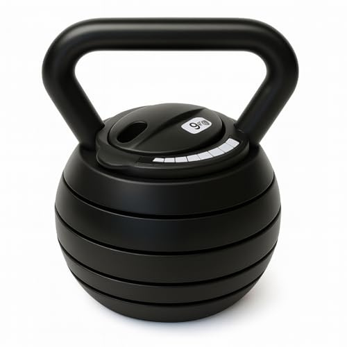 Adjustable Kettlebell Weight Set Exercise Home Gym Fitness Workout 9Kg | Ideal Kettle Bells for Body Toning & Strength Training | Space-Saving Fitness Solution