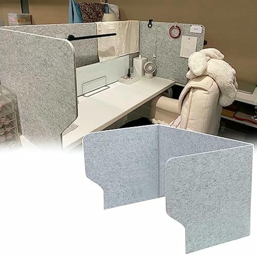 Séparateur acoustique pour bureau - Panneau insonorisant absorbant - Idéal pour la maison, le bureau, l'école, la bibliothèque - Cloison indépendante pour une meilleure concentration et un confort