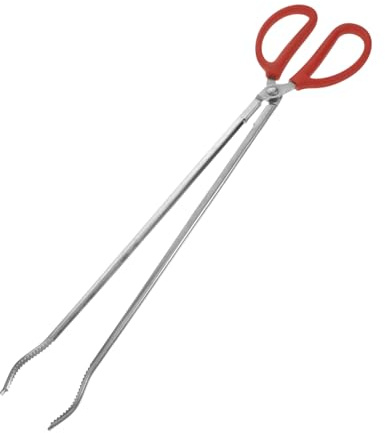 FRCOLOR Pinza per Rifiuti in Acciaio Inossidabile e Pp, Utensile di Serraggio Sanitario Facile da Usare per Spiagge e Strade
