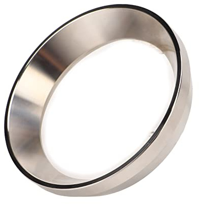 HOSEONFN per Imbuto Dosatore, Anelli di dosaggio in Acciaio Inossidabile da 58 mm, Design Anti Polvere Volante, Contenimento Macinato di Precisione, Accessorio Professionale per