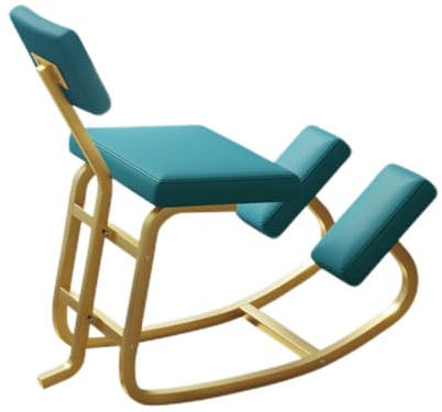 Ergonomischer Kniestuhl mit Rückenlehne und weichem Sitz für verbesserte Körperhaltung im Home Office