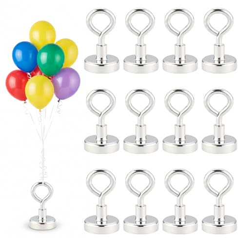 Balloon Weights, 12 Pcs Balloon Weights for Party Decorations, Secure Balloon Display for Weddings and Celebrations, Helium Balloon Weights Set for Indoor and Outdoor Events
