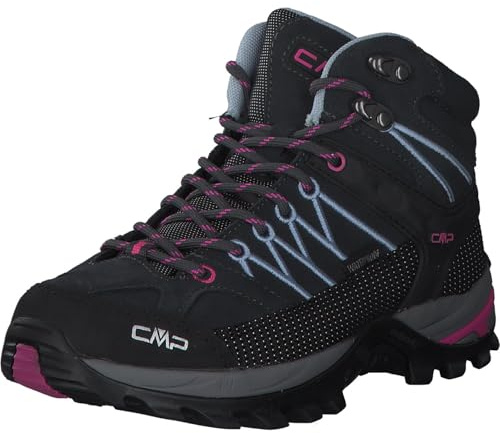 CMP Rigel Mid Wmn trekking sko Wp dam Promenadsko, titanio skyway, 38 EU