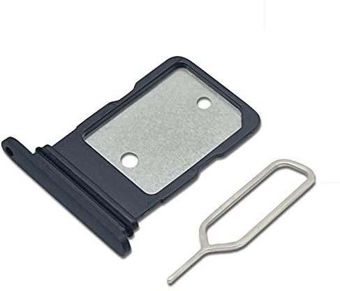 Eonpam Dual SIM Slot for Google pixel 4A 5G SIM Card Tray Holder Replacement + Sim Pin(Black)