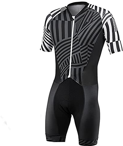 Maillot de Cyclisme, trifonction Triathlon Homme Manches Courtes, tri Costume Homme, tri Costume Homme, Costume Triathlon Homme, Costume Triathlon (Color : 8, S